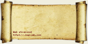 Elma Mošorinac vizit kartica